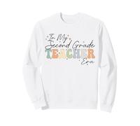 À l'époque de ma deuxième année, Retro Groovy Back to School Professeurs Sweatshirt