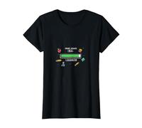 À l'époque de ma première année : Loading Kids School Nostalgia T-Shirt, Femme, Noir, L