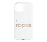 À l'époque de ma sixième année, des professeurs de rentrée Scolaire rétro et Groovy Coque pour iPhone 15