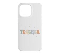 À l'époque de ma sixième année, des professeurs de rentrée Scolaire rétro et Groovy Coque pour iPhone 14 Pro Max