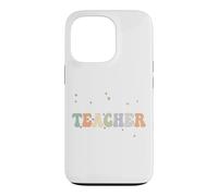 À l'époque de ma sixième année, des professeurs de rentrée Scolaire rétro et Groovy Coque pour iPhone 13 Pro