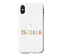 À l'époque de ma sixième année, des professeurs de rentrée Scolaire rétro et Groovy Coque pour iPhone X/XS