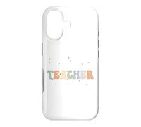 À l'époque de ma sixième année, des professeurs de rentrée Scolaire rétro et Groovy Coque pour iPhone 17