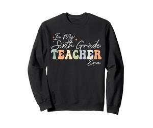 À l'époque de ma sixième année, des professeurs de rentrée Scolaire rétro et Groovy Sweatshirt