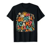 À l'époque de Mon Camp d'été, Une Aventure de Camping rétro T-Shirt