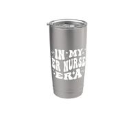 À l'époque de mon infirmière des urgences, salle d'urgence rétro amusante Gobelet isotherme en acier inoxydable double paroi