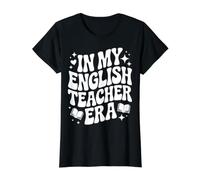 À l'époque de Mon Professeur d'anglais, ELA Language Arts Educator T-Shirt Graphique avec Valeur, Femme, Noir, S