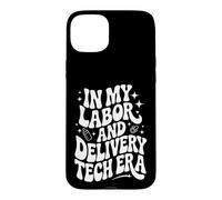 À l'ère de la Technologie du Travail et de l'accouchement, Funny L&D Scrub, OB Tech Coque pour iPhone 15 Plus