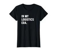 À l'ère de Mes logisticiens - Gestion de la chaîne d'approvisionnement logistique T-Shirt Graphique avec Valeur, Femme, Noir, S