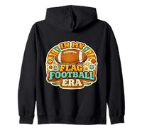 À l'ère du Flag Football, entraîneur de Joueurs rétro et Groovy Vintage Sweat à Capuche