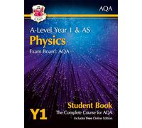 New 2015 A-Level Physics For Aqa: Year 1 & As Student Book With Online Edition (Paperback) Cgp Books, (Auteur)