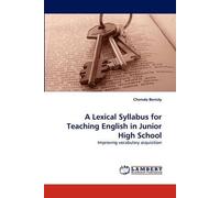 A Lexical Syllabus For Teaching English In Junior High School