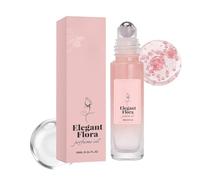à l'Huile de Rose Naturelle | 10ml Extrait de Fragrance portable et de longue durée,Le Roll-On À La Rose - Pour Femmes Corps Voyage Bureau Rendez-Vous Fête et Mariage
