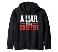 A Liar and A Cheater Breakup Puns Expose Ex |- Sweat à Capuche