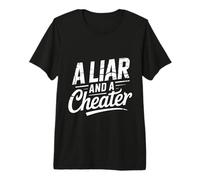 A Liar and A Cheater Breakup Puns Expose Ex - T-Shirt Haut de Gamme