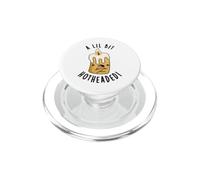 A Lil Bit Hotheaded Jeu de Mots Humoristique PopSockets PopGrip pour MagSafe