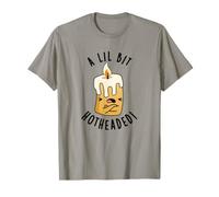 A Lil Bit Hotheaded Jeu de Mots Humoristique T-Shirt