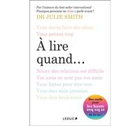 À lire quand... - Christophe Billon - Leduc S. - broché - Etude