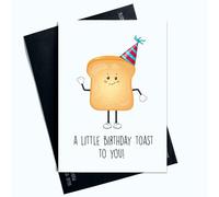 A Little Birthday Toast To You Carte d'anniversaire amusante Carte de vœux hilarante pour une célébration digne de joie Carte d'anniversaire amusante et unique pour apporter sourire et rire SP101