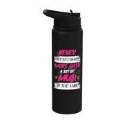A little bit of mud Muddy Race Mud Race Mud Run Stainless Steel Insulated Water Bottle