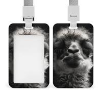 A Little Camel Porte-badge avec cordon amovible, étanche pour bureau, lieu de travail