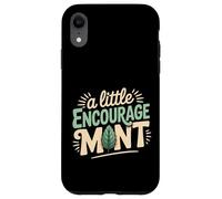 A Little Encourage Mint Positive Puns Motivation - Coque pour iPhone XR