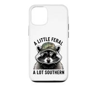A Little Feral A Lot Southern Raton Laveur Coque pour iPhone 12/12 Pro
