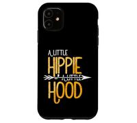 A Little Hippie A Little Hood Flower Rainbow Hippy Coque pour iPhone 11