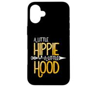 A Little Hippie A Little Hood Flower Rainbow Hippy Coque pour iPhone 16 Plus