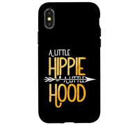 A Little Hippie A Little Hood Flower Rainbow Hippy Coque pour iPhone X/XS