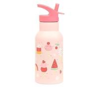 A LITTLE LOVELY COMPANY Gourde bébé en acier inoxydable fantaisie crème glacée