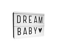 A Little Lovely Company Lightbox A5 avec 85 Lettres, Chiffres, Symboles