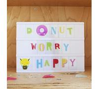 A Little Lovely Company LTLE024 - Lettres et symboles Funky Color pour Lightbox