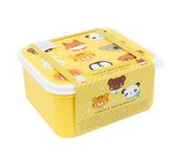 A Little Lovely Company Lunch & Snack Box Set, 4 pièces, on the go, empilable, différentes tailles (amis des animaux)