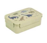 A LITTLE LOVELY COMPANY Porte-déjeuner bento 3 compartiments fantaisie dinosaures