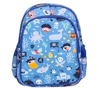 A Little Lovely Company Sac à dos | Sac à dos enfant léger cartable fille garçon primaire 4-8 ans sac à dos fille garçon voyage avec sangle de poitrine poche avant isolée, Pirates, Middelgroot