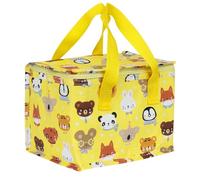 A Little Lovely Company Sac Isotherme Enfant | Sac Repas Portable Sac Repas Réutilisable Sac à Main Petit Déjeuner pour L'école pour Bento Lunch Box Snacks, Gourde et Fruits (Animal Friends)