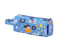 A Little Lovely Company Trousse à crayons pour enfants | Polyester, 20 x 8 x 7 cm, Pirates, École