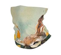 A Little Rabbit In The Flowers Foulard imprimé Bandeau, serviette pour homme et femme, masque de sport multifonctionnel