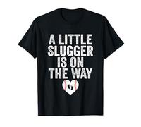 A Little Slugger Is On The Way Baseball Grossesse T-Shirt