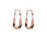 a little something® Boucles d'oreilles Grunwald - Pour femme - Plaqué or 18 carats (or et or rose) - Avec emballage cadeau durable avec certificat FSC®, Acier inoxydable,