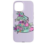 A Little Spooky Sweet Witch Chapeau de sorcière Motif Floral Coque pour iPhone 15