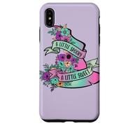 A Little Spooky Sweet Witch Chapeau de sorcière Motif Floral Coque pour iPhone XS Max