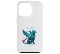 A Look Into The Future Cyber Cat Design SciFi Cat Coque pour iPhone 13 Pro