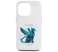 A Look Into The Future Cyber Cat Design SciFi Cat Coque pour iPhone 13 Pro