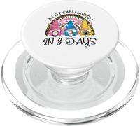 A lot Can Happen in 3 Day Gnomes Rainbow Ester Day PopSockets PopGrip pour MagSafe
