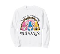 A lot Can Happen in 3 Day Gnomes Rainbow Ester Day Sweatshirt