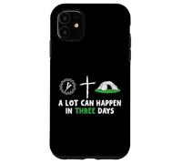 A Lot Can Happen in 3 Days Easter Day Jesus Cross Christian Coque pour iPhone 11