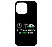 A Lot Can Happen in 3 Days Easter Day Jesus Cross Christian Coque pour iPhone 14 Pro Max