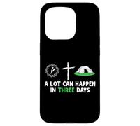 A Lot Can Happen in 3 Days Easter Day Jesus Cross Christian Coque pour iPhone 15 Pro